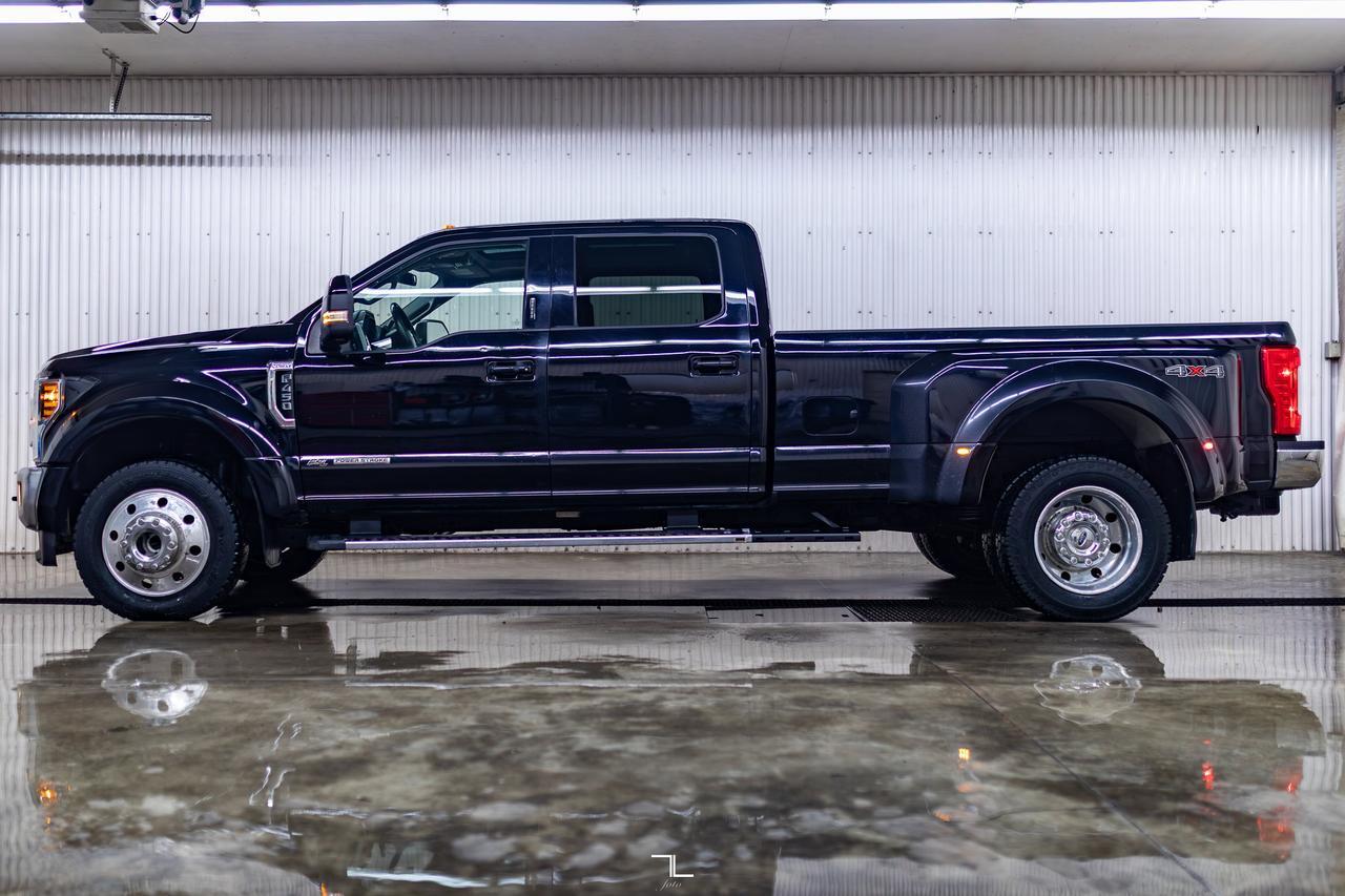 2018 Ford F-450 4x4 Crew Cab Lariat Dually Diesel Leather Roof Nav Red Deer AB