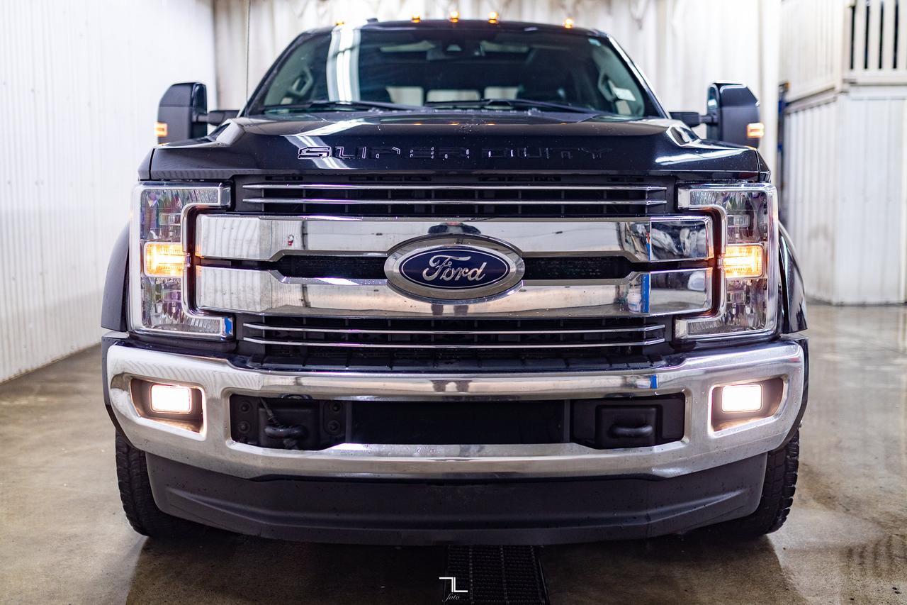 2018 Ford F-450 4x4 Crew Cab Lariat Dually Diesel Leather Roof Nav Red Deer AB