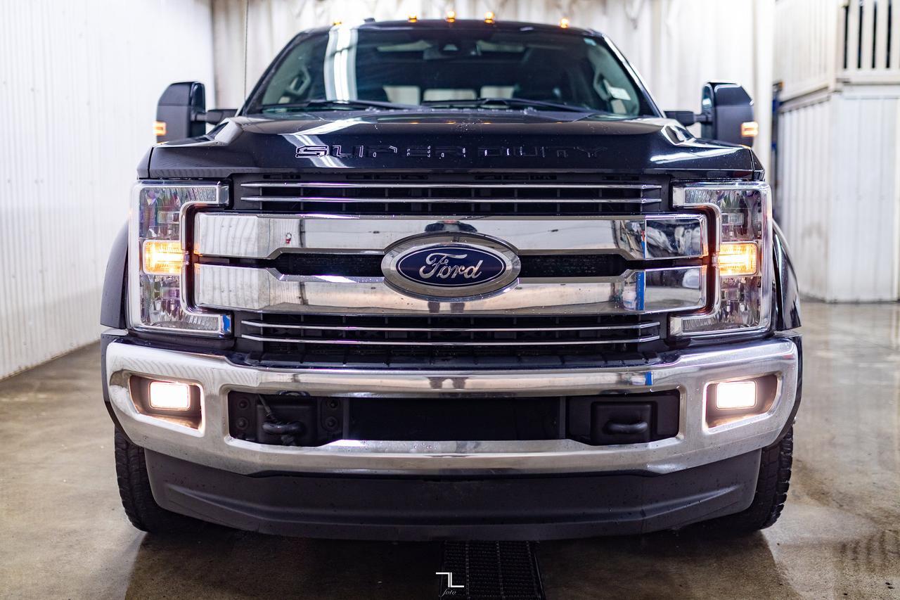 2018 Ford F-450 4x4 Crew Cab Lariat Dually Diesel Leather Roof Nav Red Deer AB