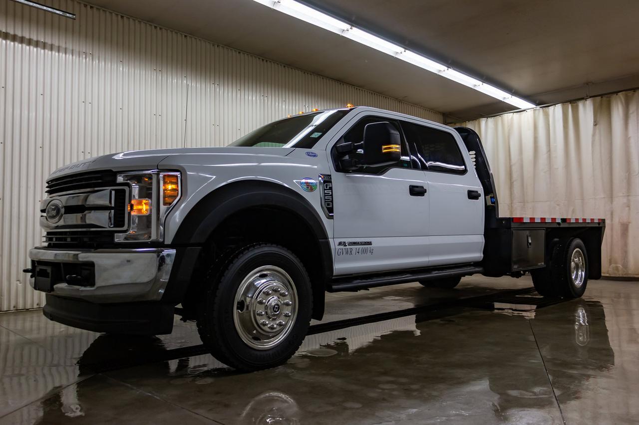 2018 Ford F-550 4x4 Crew Cab XLT Diesel Deck Red Deer AB
