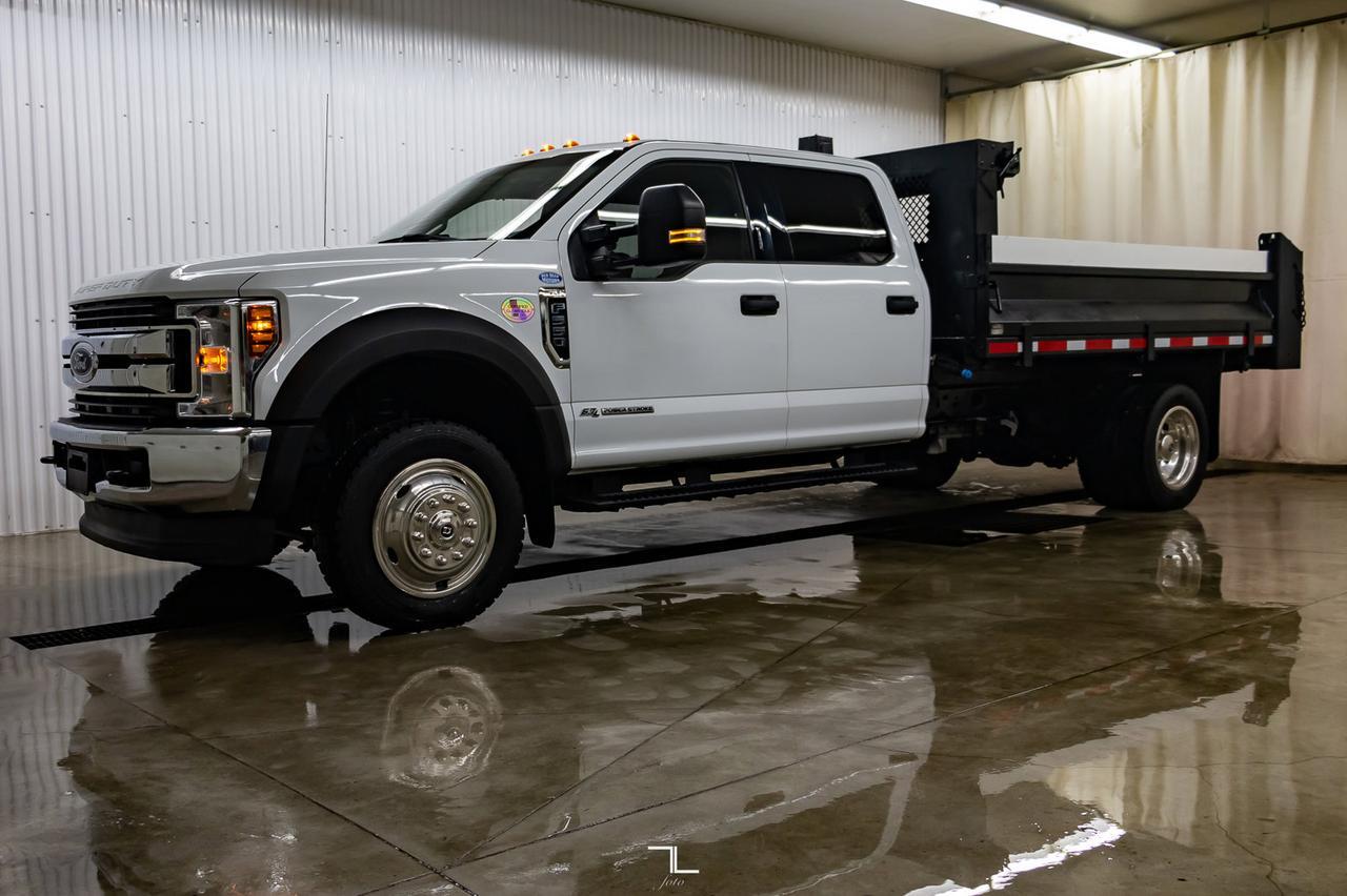 2018 Ford F-550 4x4 Crew Cab XLT Dump Box Diesel Red Deer AB