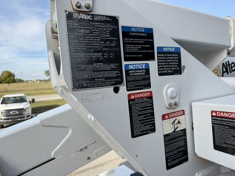 2018 Ford F-550 4x4 Diesel Altec Bucket Truck XL Collinsville OK