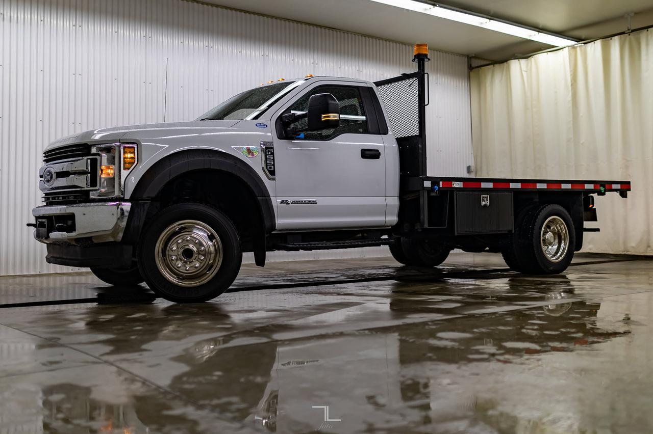 2018 Ford F-550 4x4 Reg Cab XLT Deck Diesel Red Deer AB