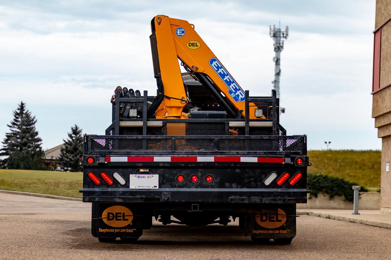 2018 Ford F-550 4x4 Super Cab XLT Picker Deck Diesel Red Deer AB