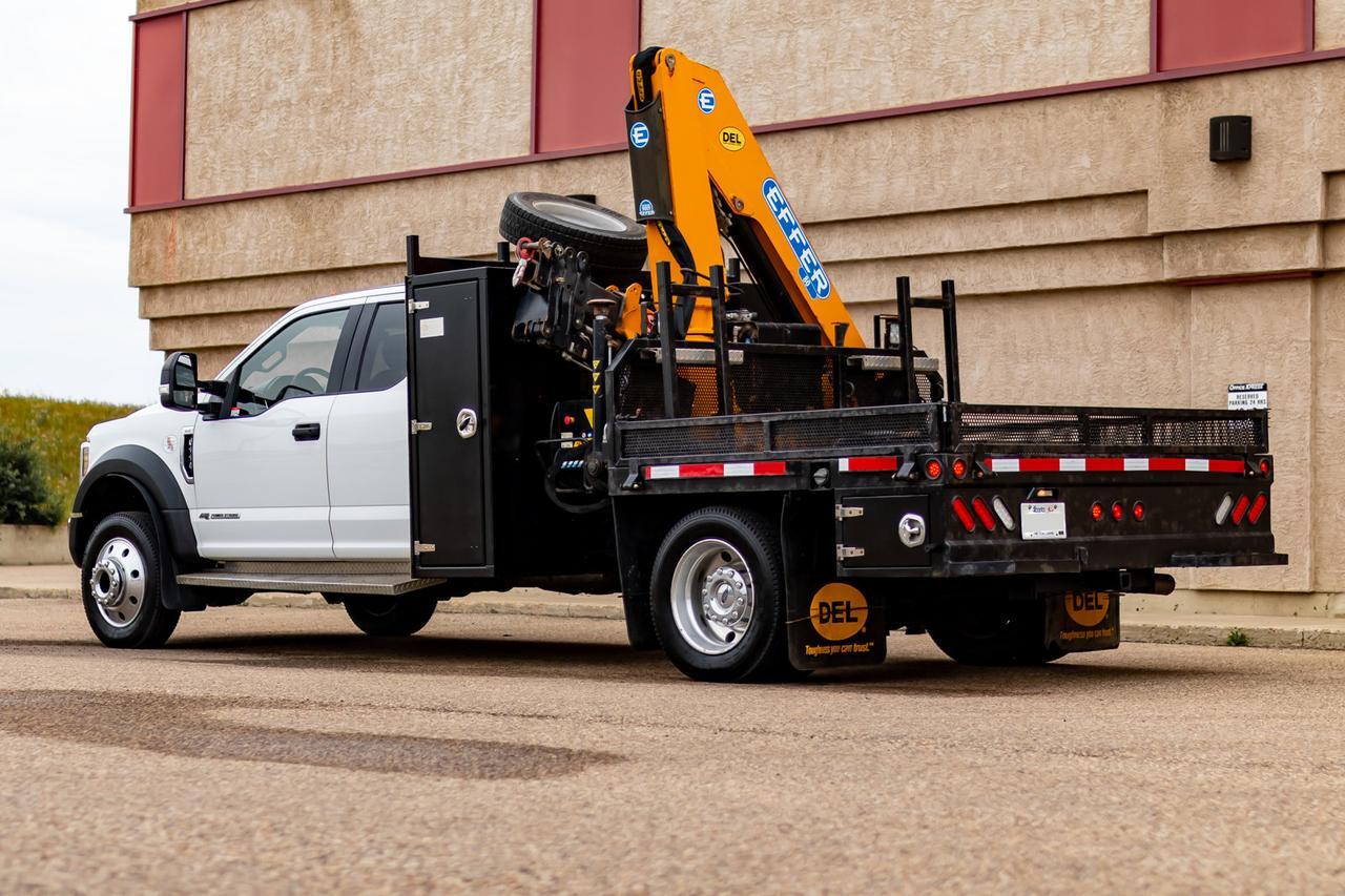 2018 Ford F-550 4x4 Super Cab XLT Picker Deck Diesel Red Deer AB