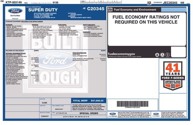 2018 Ford F-550SD XL Raleigh NC