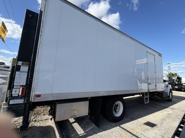2018 Ford F-750 Super Duty 26' Dry Box Truck with 3,500 lb Rail Gate