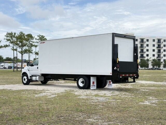 2018 Ford F-750 Super Duty 26' Dry Box Truck with 3,500 lbs. Palfinger Rail Gate Homestead FL