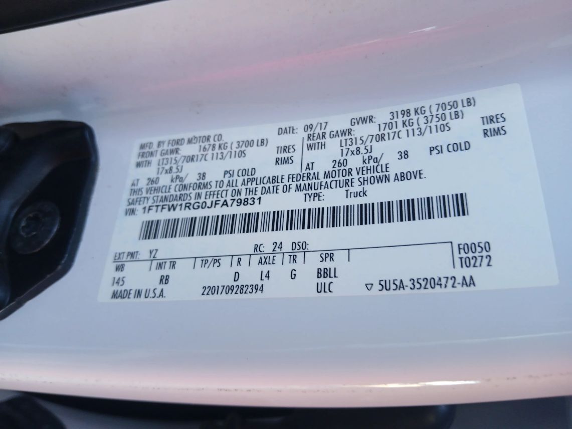 2018 Ford F150 SuperCrew Cab Raptor Pickup 4D 5 1/2 ft Maitland FL