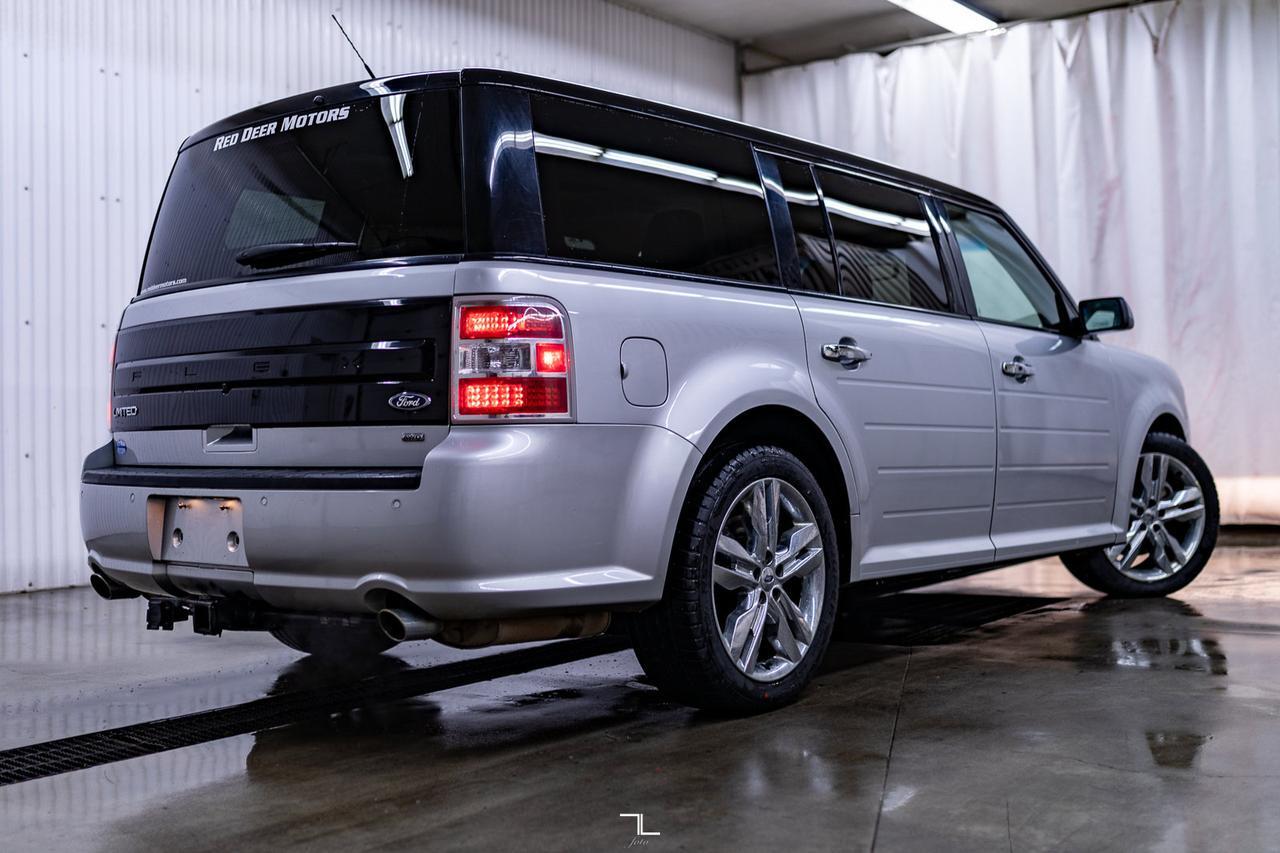 2018 Ford Flex AWD Limited Leather Roof Nav BCam Red Deer AB