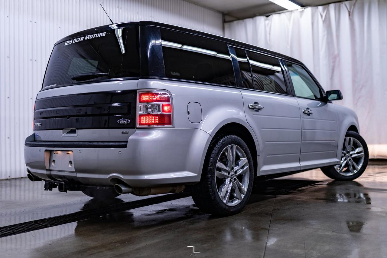 2018 Ford Flex AWD Limited Leather Roof Nav BCam Red Deer AB