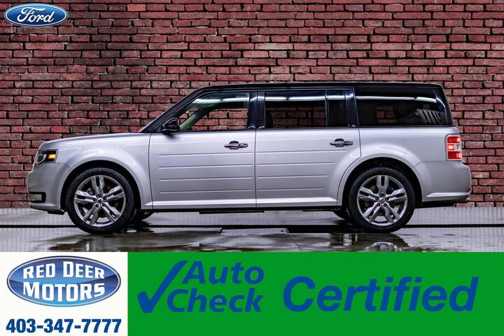 2018 Ford Flex AWD Limited Leather Roof Nav BCam Red Deer AB