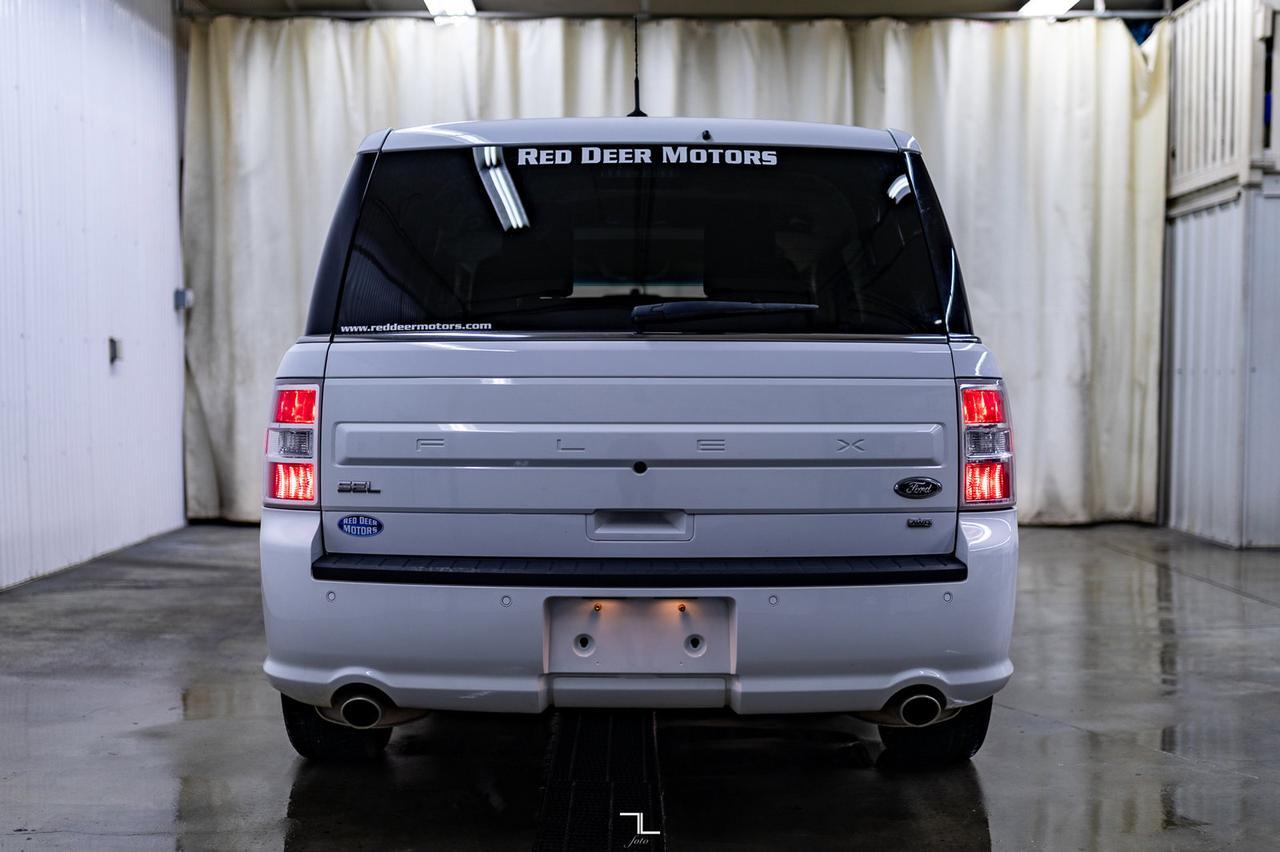 2018 Ford Flex AWD SEL BCam HSeat Power Liftgate Red Deer AB