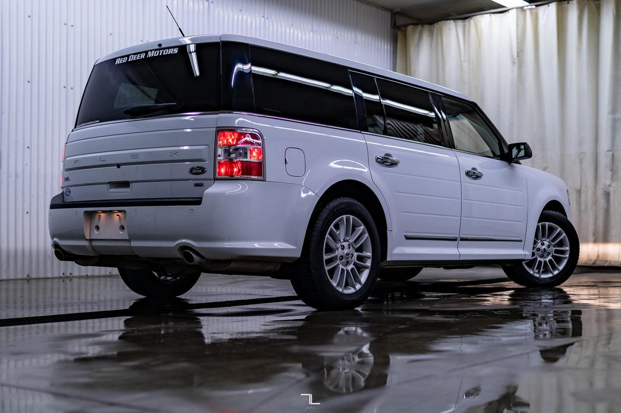 2018 Ford Flex AWD SEL BCam HSeat Power Liftgate Red Deer AB