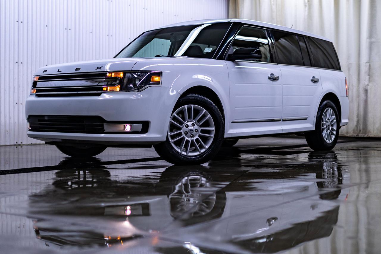 2018 Ford Flex AWD SEL BCam HSeat Power Liftgate Red Deer AB