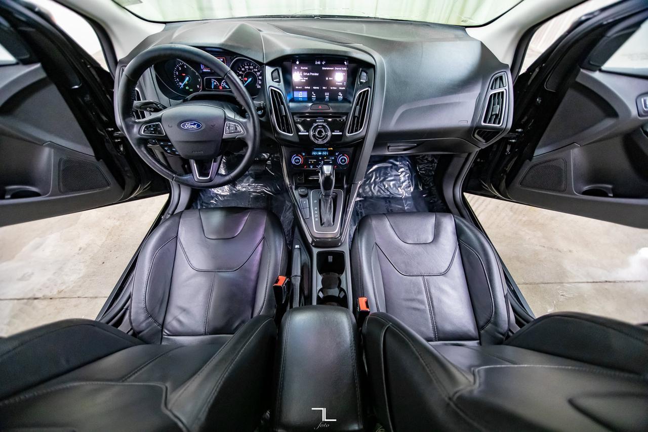 2018 Ford Focus Titanium Hatchback Leather Roof BCam Red Deer AB