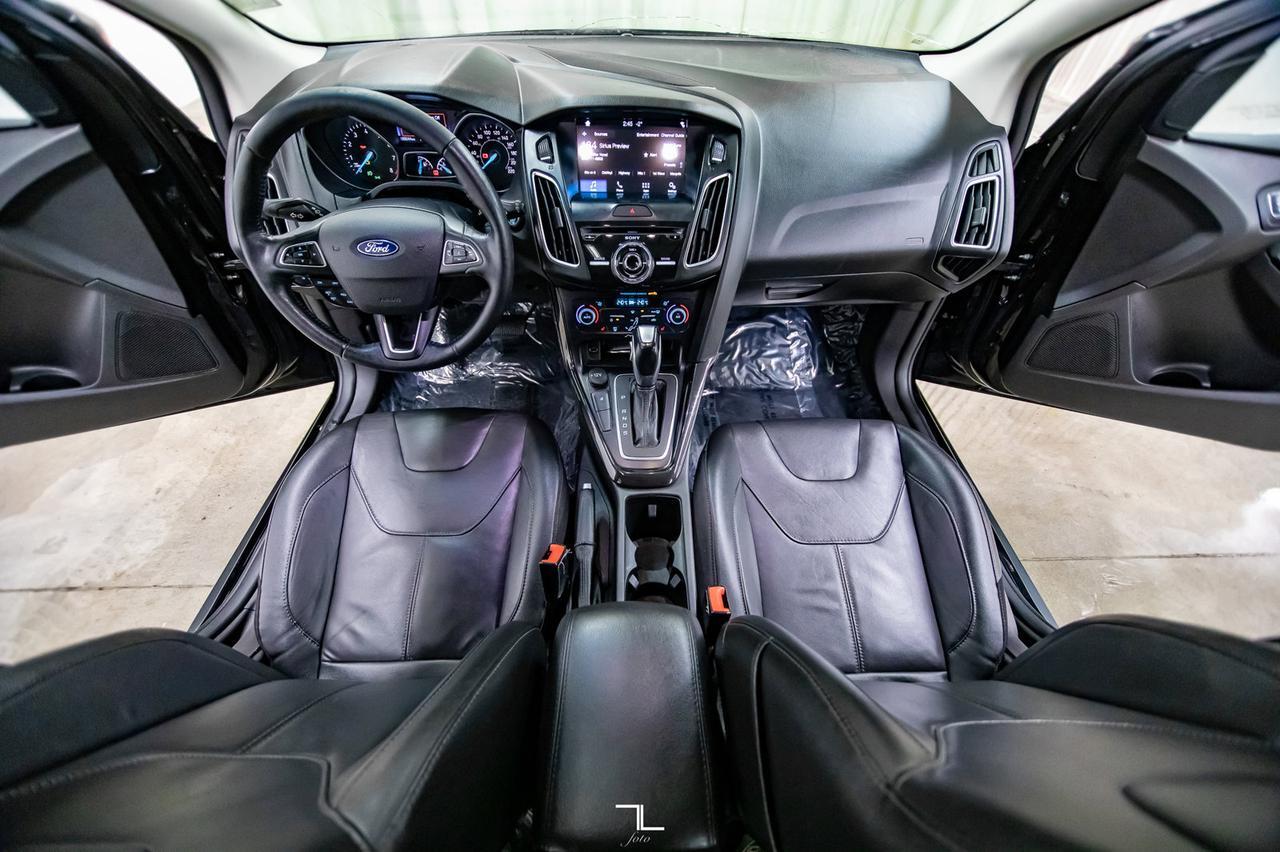 2018 Ford Focus Titanium Hatchback Leather Roof BCam Red Deer AB