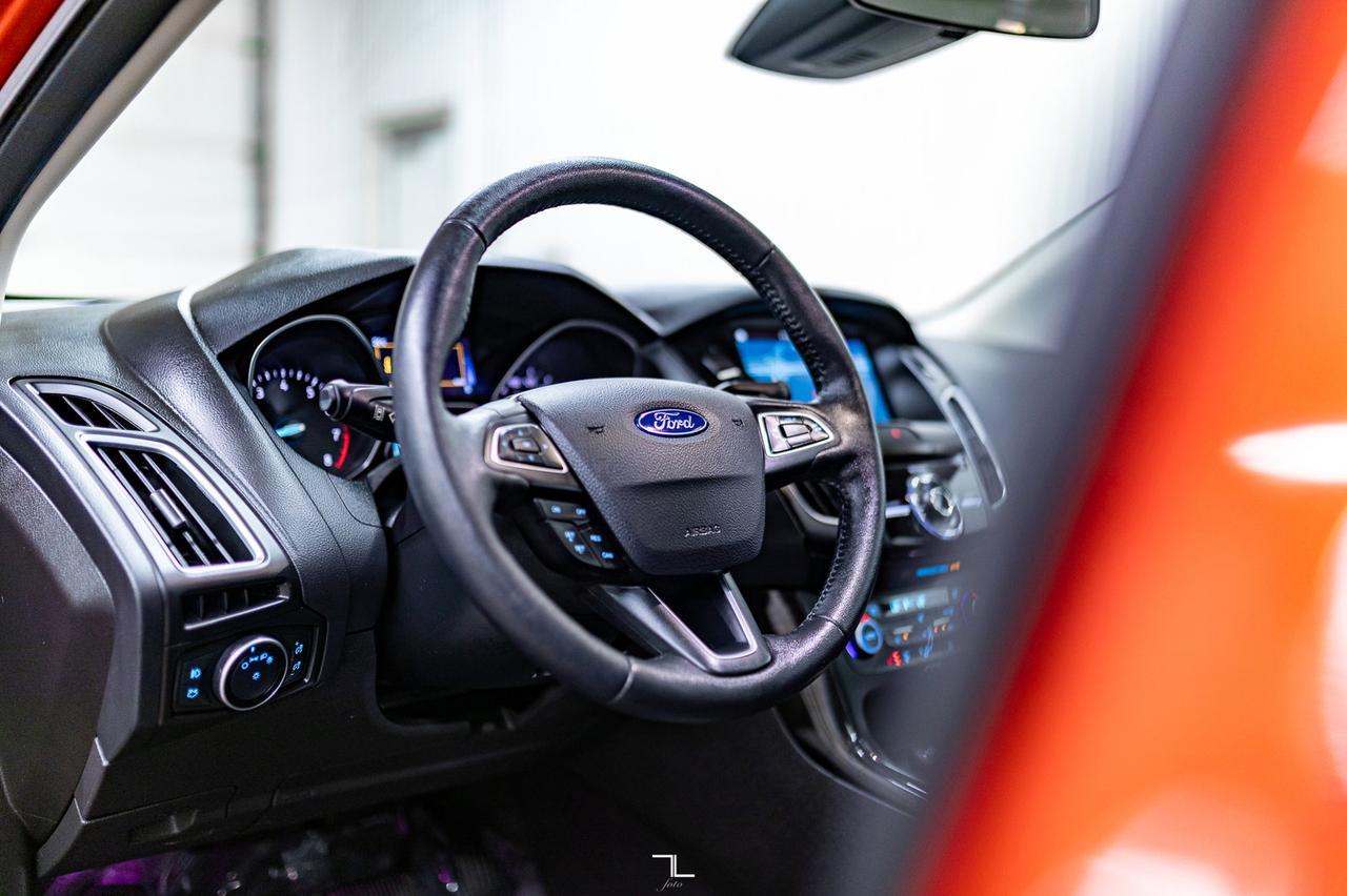 2018 Ford Focus Titanium Hatchback Leather Roof Nav Red Deer AB