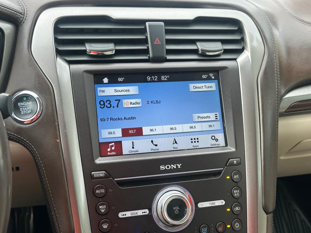 2018 Ford Fusion Hybrid Platinum Austin TX