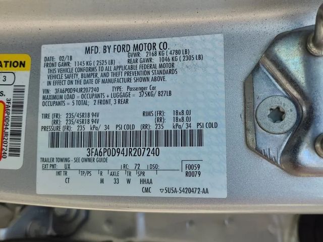 2018 Ford Fusion Titanium Klamath Falls OR