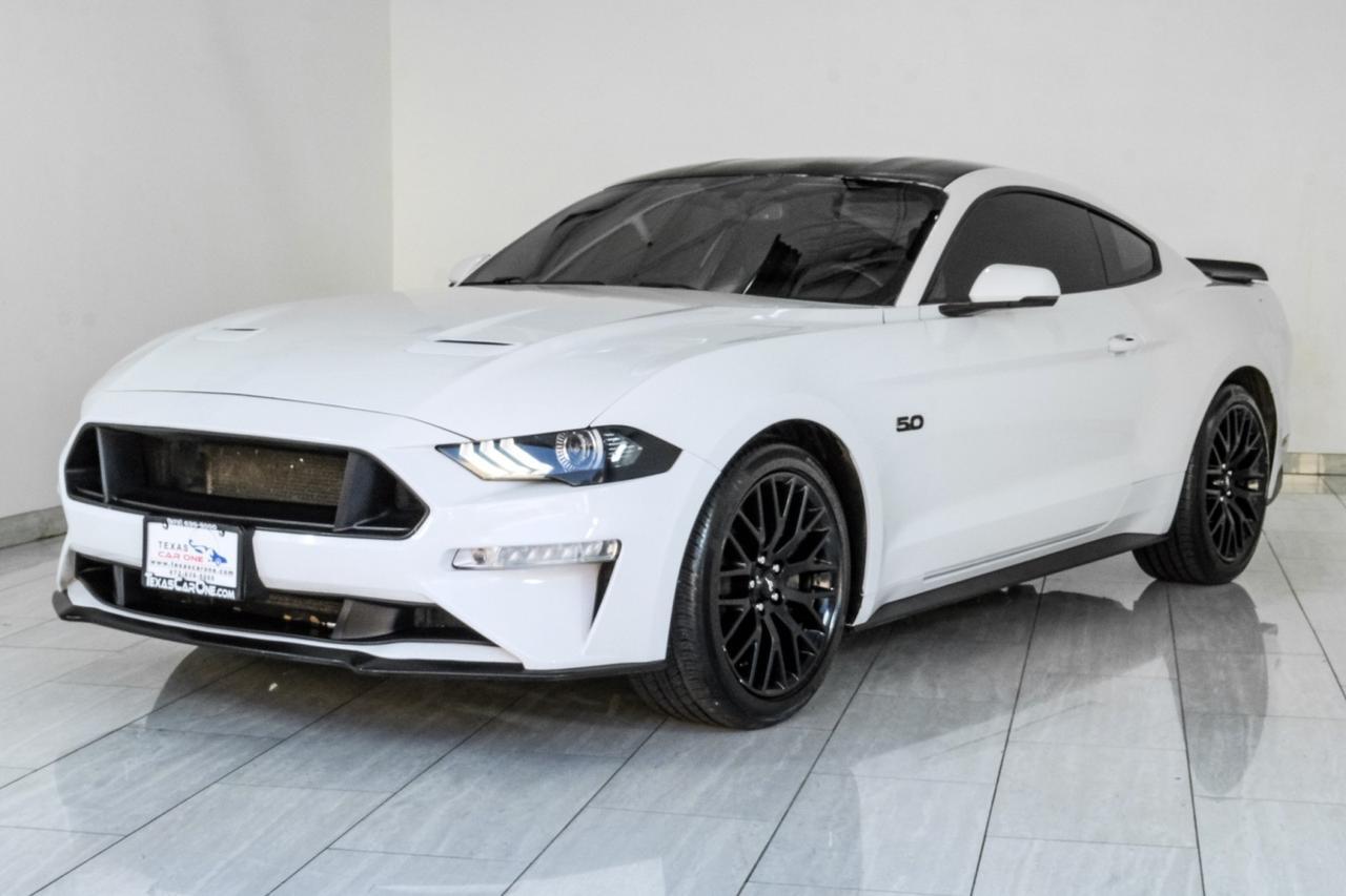 2018 Ford Mustang GT AUTOMATIC BLACK ACCENT PKG LEATHER SEATS REAR CAMERA KEYLESS START HOOD VENTS Carrollton TX