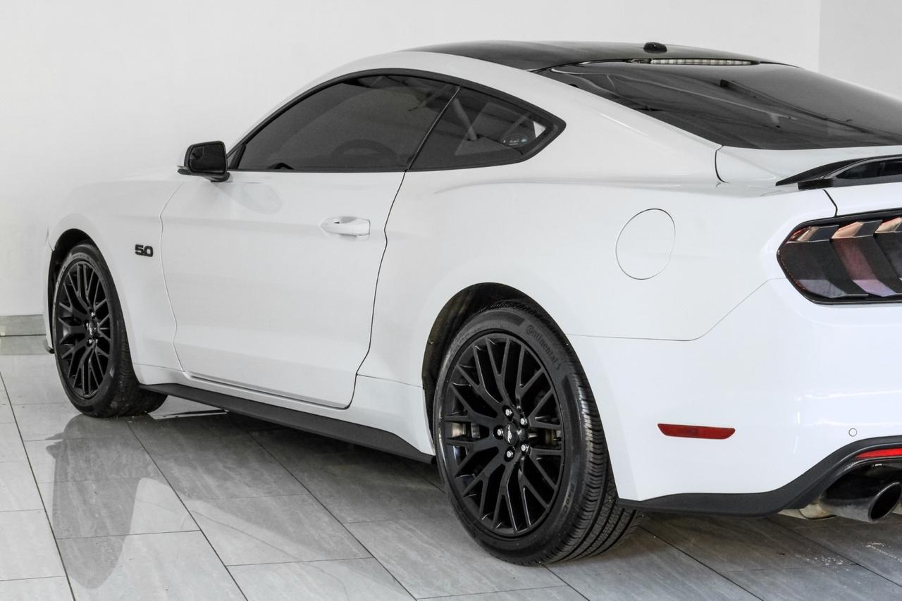2018 Ford Mustang GT AUTOMATIC BLACK ACCENT PKG LEATHER SEATS REAR CAMERA KEYLESS START HOOD VENTS Carrollton TX