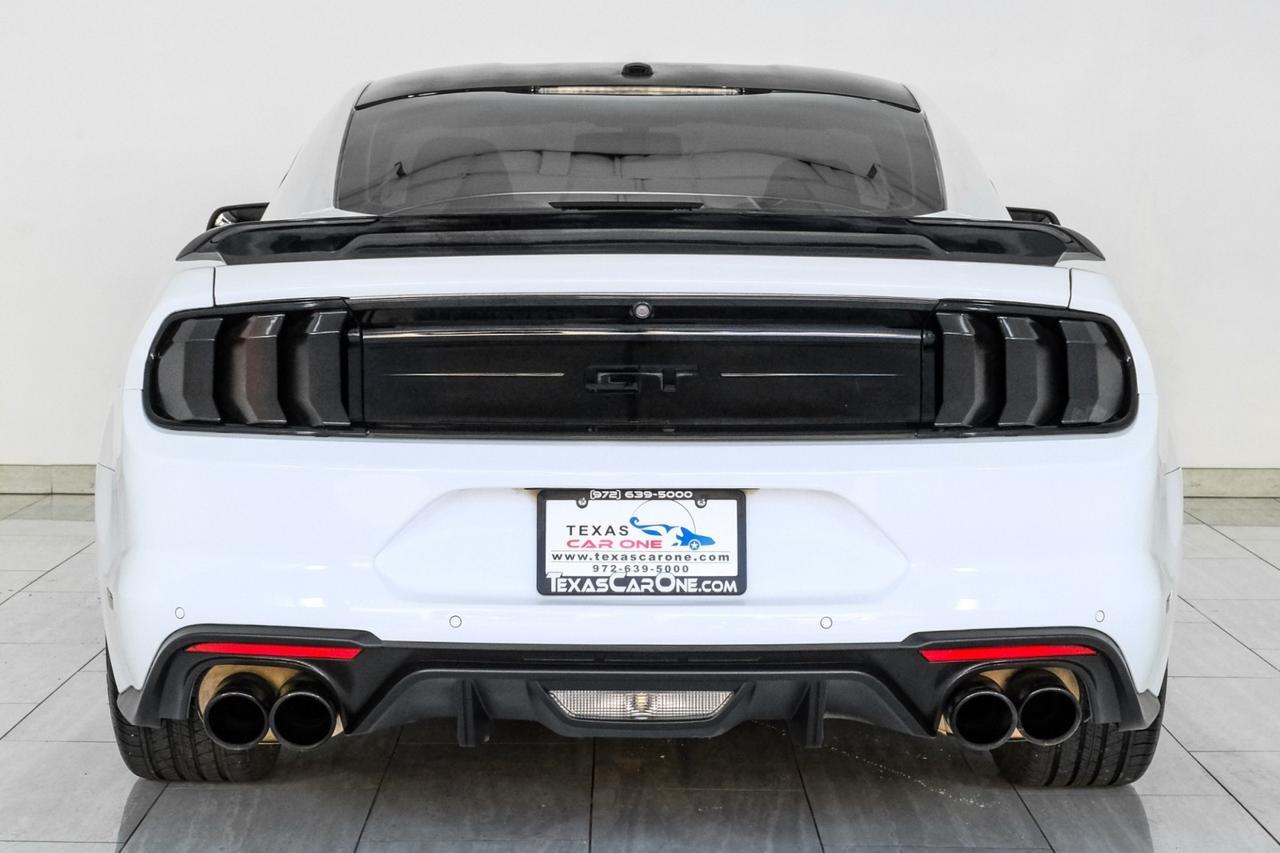 2018 Ford Mustang GT AUTOMATIC BLACK ACCENT PKG LEATHER SEATS REAR CAMERA KEYLESS START HOOD VENTS Carrollton TX