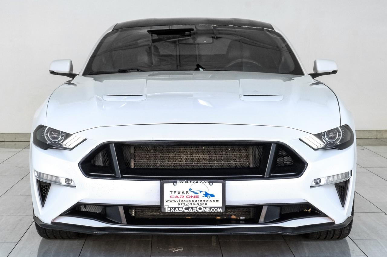 2018 Ford Mustang GT AUTOMATIC BLACK ACCENT PKG LEATHER SEATS REAR CAMERA KEYLESS START HOOD VENTS Carrollton TX