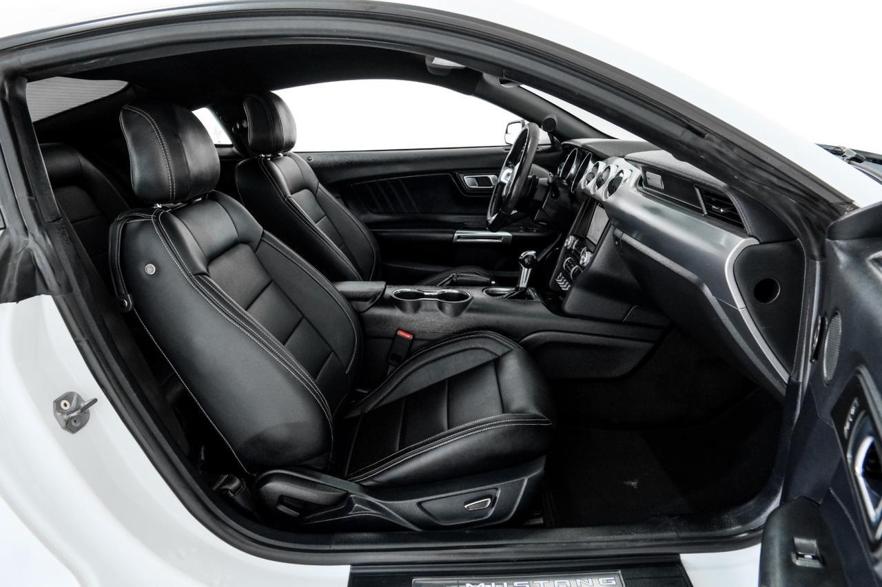 2018 Ford Mustang GT AUTOMATIC BLACK ACCENT PKG LEATHER SEATS REAR CAMERA KEYLESS START HOOD VENTS Carrollton TX
