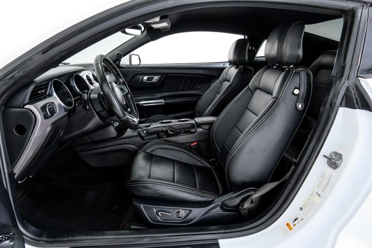 2018 Ford Mustang GT AUTOMATIC BLACK ACCENT PKG LEATHER SEATS REAR CAMERA KEYLESS START HOOD VENTS Carrollton TX