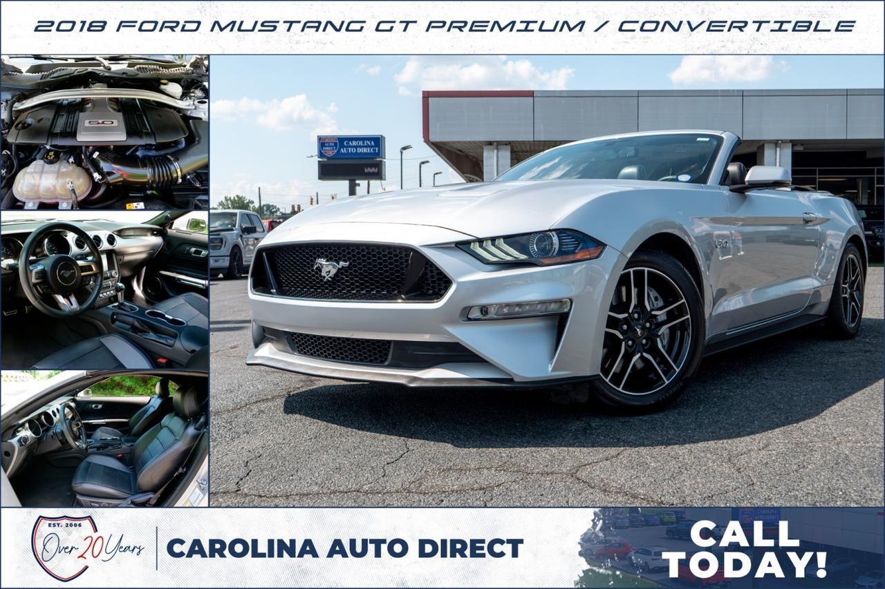 2018 Ford Mustang GT Premium / Convertible / 5.0L V8!