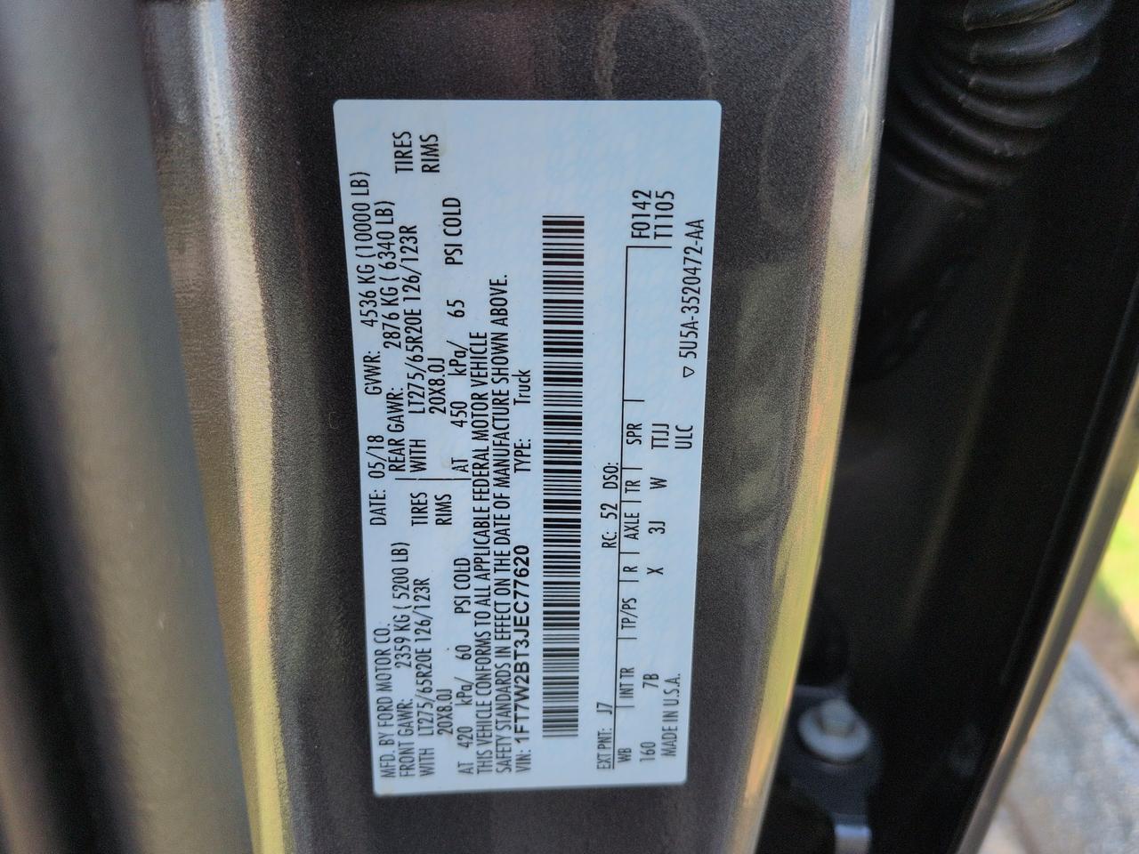 2018 Ford Super Duty F-250 SRW Platinum Winder GA