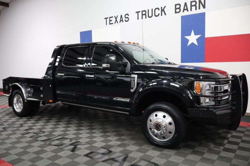 2018 Ford Super Duty F-450 Limited Dually FX4 CM Flatbed 19.5 Alcoa Sunroof FREE WARRANTY Arlington TX