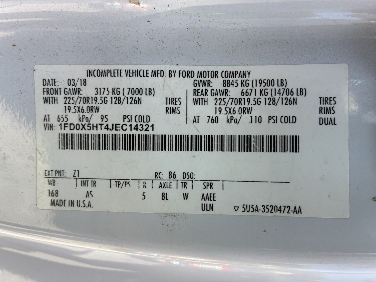 2018 Ford Super Duty F-550 DRW XL Charlton MA