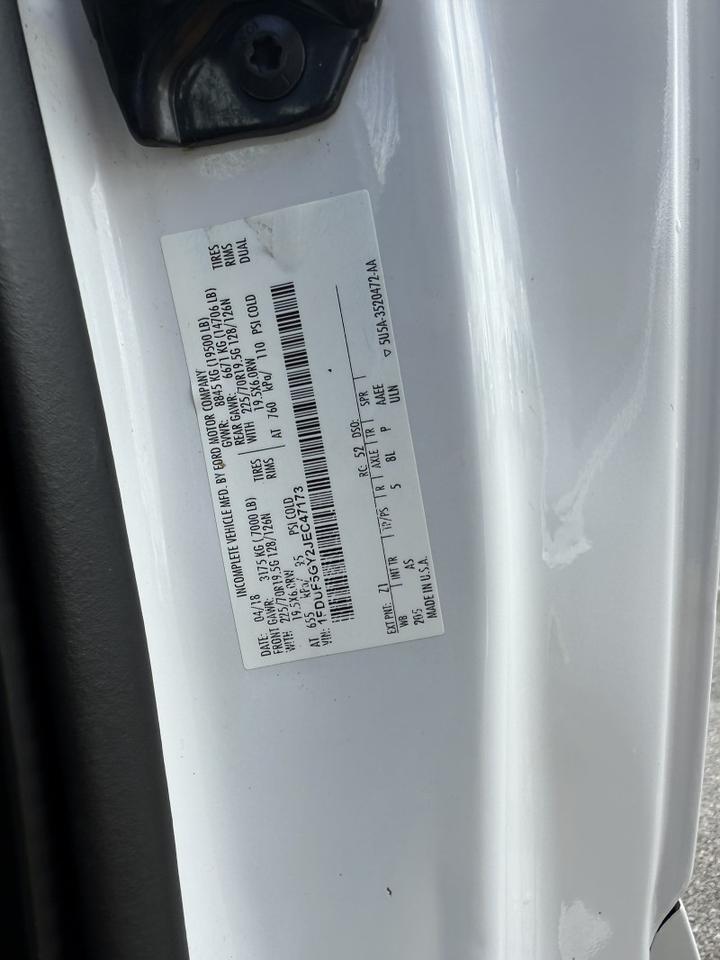 2018 Ford Super Duty F-550 V10 Cab & Chassis XL Collinsville OK