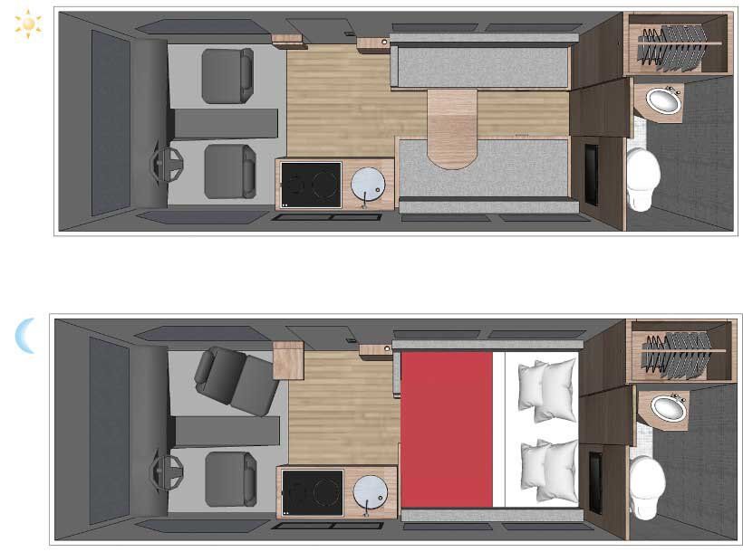 2018 Ford T-350 Okanagan Tribute TS 17 Conversion Van Red Deer AB