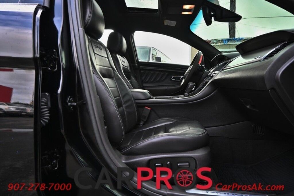 2018 Ford Taurus SHO - All Wheel Drive - Performance Pkg - Leather Heated/Cooled Front Seats - Remote Start - Sunroof - Heated Alcant Steering Wheel - Navigation - Rearview Camera - Heated Rear Seats - Tinted - Subwoofer Anchorage AK