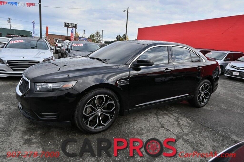 2018 Ford Taurus SHO - All Wheel Drive - Performance Pkg - Leather Heated/Cooled Front Seats - Remote Start - Sunroof - Heated Alcant Steering Wheel - Navigation - Rearview Camera - Heated Rear Seats - Tinted - Subwoofer Anchorage AK