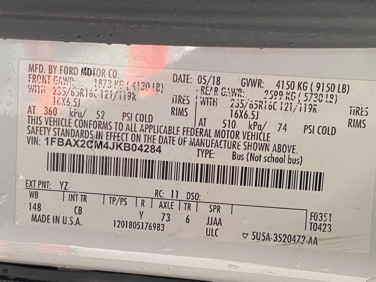 2018 Ford Transit Passenger Wagon XL Richmond Hill NY