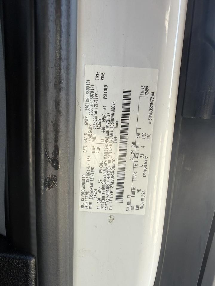 2018 Ford Transit T-150 Low Roof Cargo Van Collinsville OK