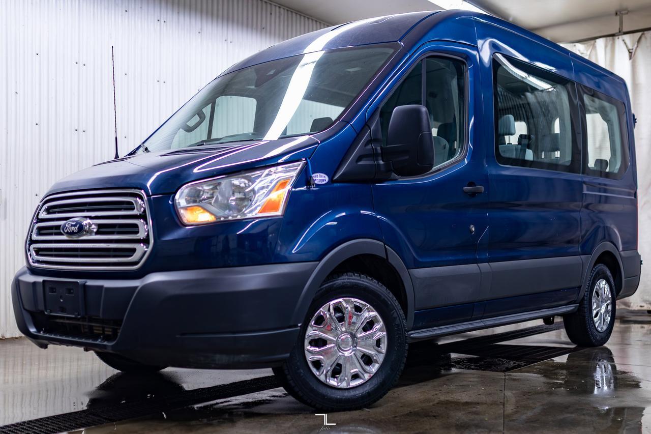 2018 Ford Transit T-150 XLT Med Roof 10 Passenger BCam Red Deer AB