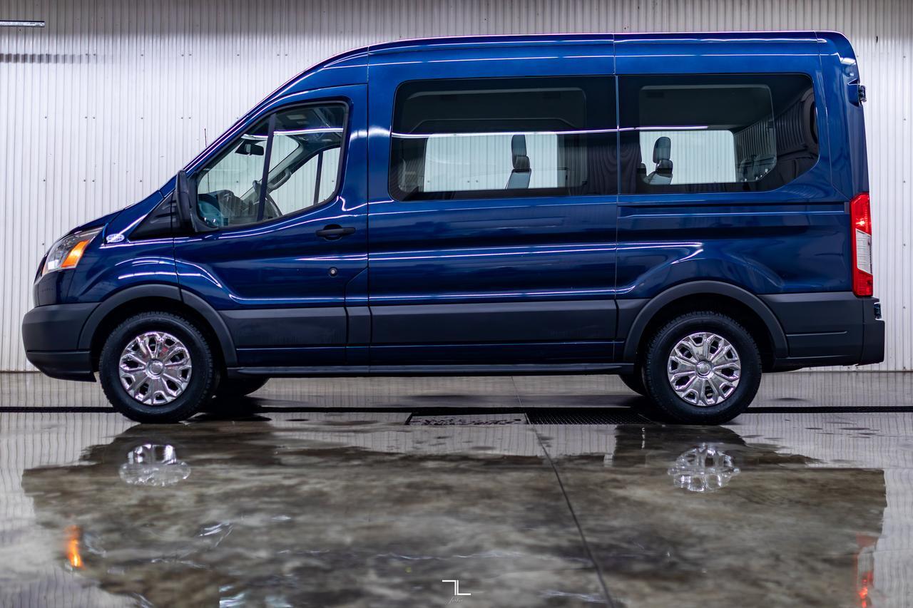 2018 Ford Transit T-150 XLT Med Roof 10 Passenger BCam Red Deer AB