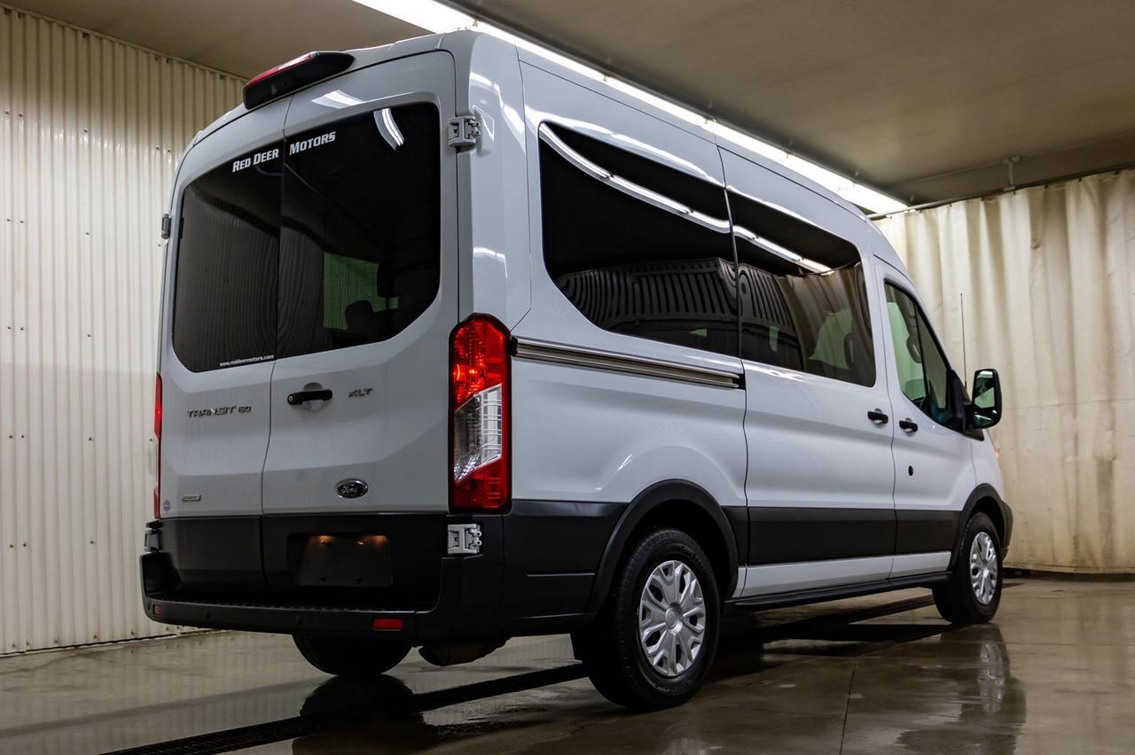 2018 Ford Transit T-150 XLT Med Roof 10 Passenger Red Deer AB