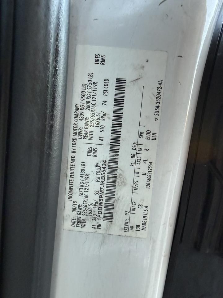 2018 Ford Transit T-350 KUV Utility Collinsville OK