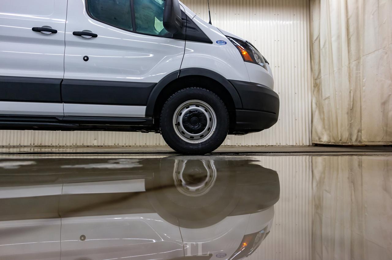 2018 Ford Transit T-350 Low Roof Cargo Van BCam Shelving Red Deer AB