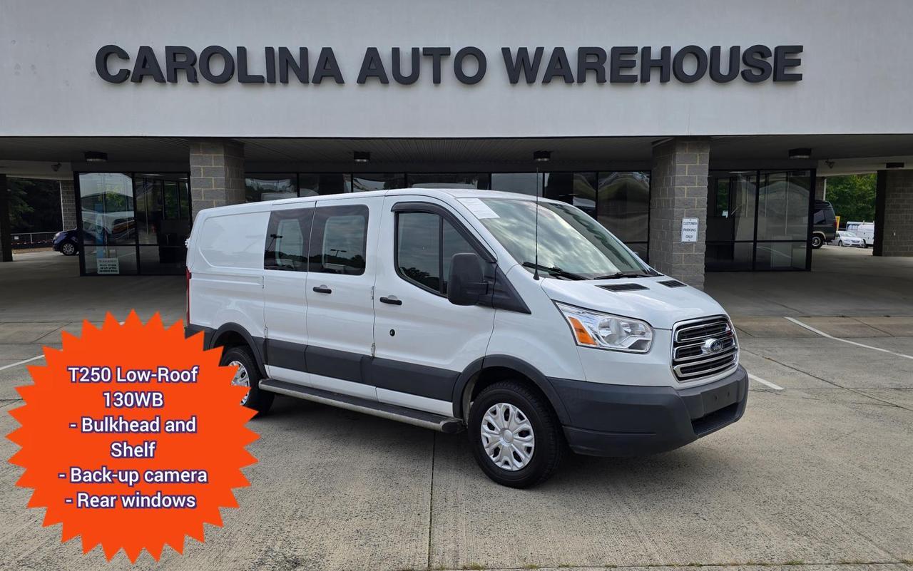 2018 Ford Transit Van T-250 Low-Roof 130WB W/Rear and Side Windows Concord NC