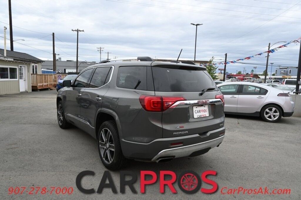 2018 GMC Acadia Denali - 3.6L V6 - Automatic - AWD - Sunroof - Auto Start - Leather Heated Front And Rear Seats - Power Windows & Door Locks - Push To Start - Navigation -Tow Package - 1 Owner Anchorage AK