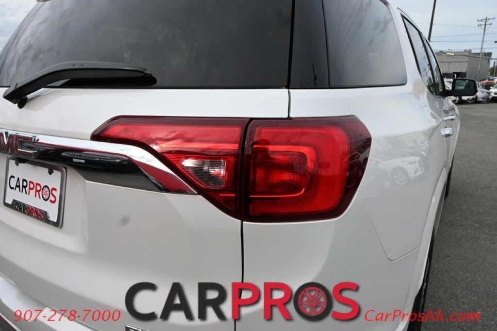 2018 GMC Acadia Denali - AWD - Technology Pkg - AutoStart - Heated & Cooled Leather Seats - Heated Steering - Bose Speakers - 2nd Row Heated Seats - Back-Up Camera - Adaptive Cruise Control - Dual Sunroof - 3rd Row - Seats 7 - Blind Spot & Lane Assist - Tow Pkg Anchorage AK