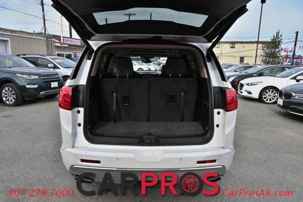 2018 GMC Acadia Denali - AWD - Technology Pkg - AutoStart - Heated & Cooled Leather Seats - Heated Steering - Bose Speakers - 2nd Row Heated Seats - Back-Up Camera - Adaptive Cruise Control - Dual Sunroof - 3rd Row - Seats 7 - Blind Spot & Lane Assist - Tow Pkg Anchorage AK