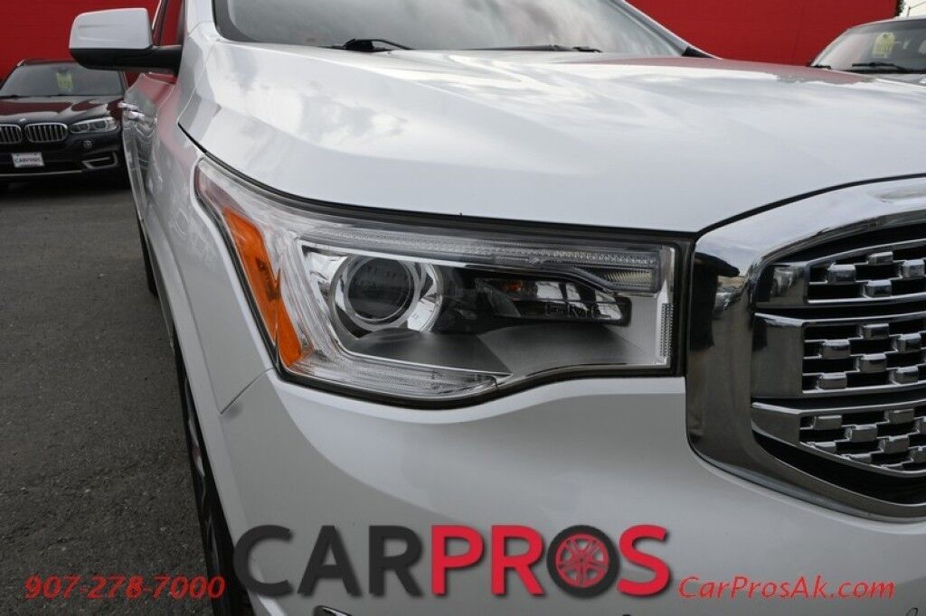 2018 GMC Acadia Denali - AWD - Technology Pkg - AutoStart - Heated & Cooled Leather Seats - Heated Steering Wheel - Bose Speakers - 2nd Row Heated Seats - Back-Up Camera - Adaptive Cruise Control - Dual Sunroof - 3rd Row - Seats 7 - Blind Spot Alert & Lane Assist - Anchorage AK